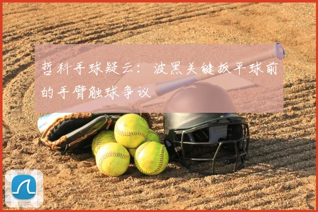 哲科手球疑云:波黑关键扳平球前的手臂触球争议